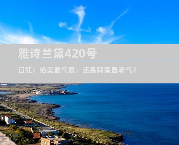 雅诗兰黛420号口红：绝美显气质，还是踩雷显老气？