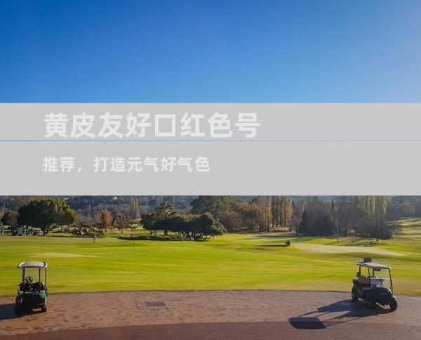 黄皮友好口红色号推荐，打造元气好气色